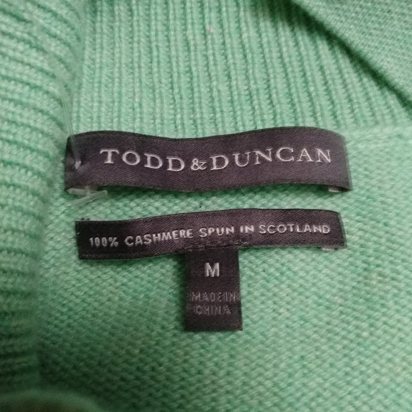 Todd & Duncan 100% cashmere spun in Scotland sweater size medium - Picture 4 of 7